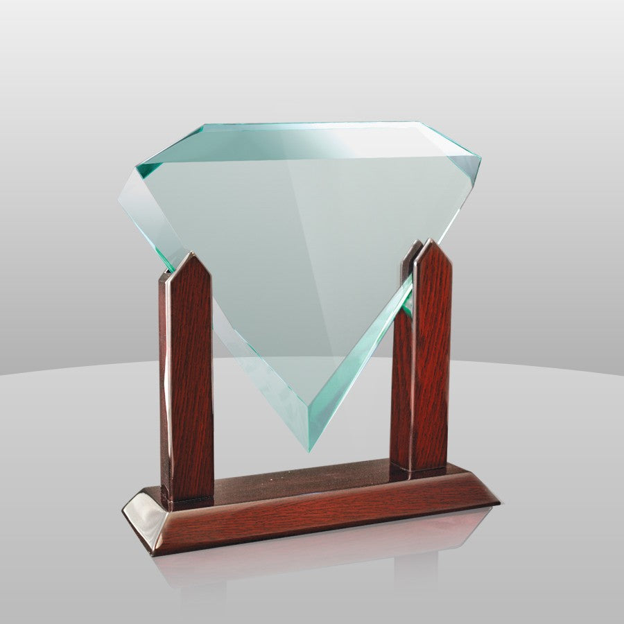 Diamond Award on Piano Finish Rosewood Stand