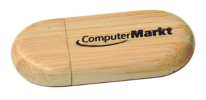 Bamboo 8GB Rounded USB Flash Drive
