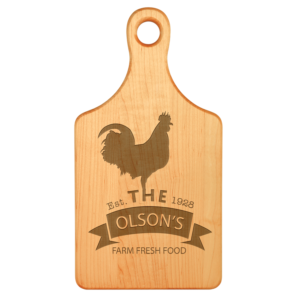 Paddle Shape Cutting Board