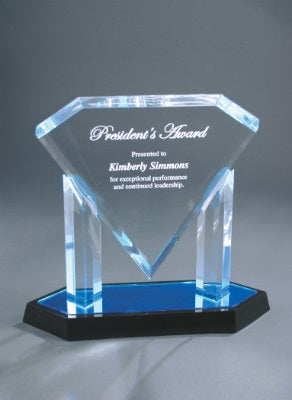 Floating Diamond Acrylic