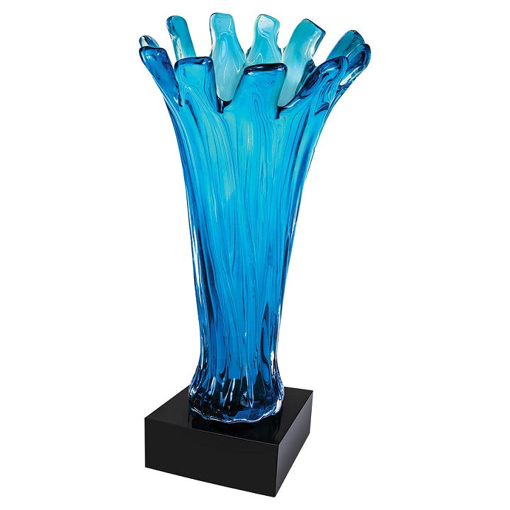 Blue Cup Art Glass