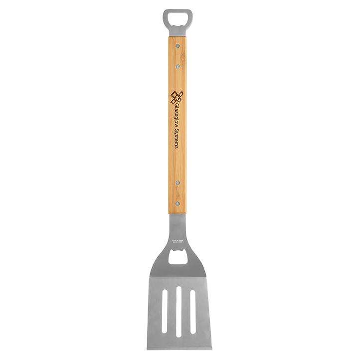 Bamboo BBQ Spatula w/ Bottle Opener