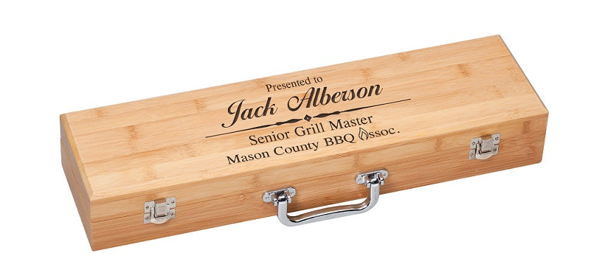 Bamboo BBQ Gift Set