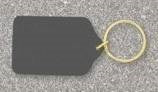 Black Brass Engravable Keychain