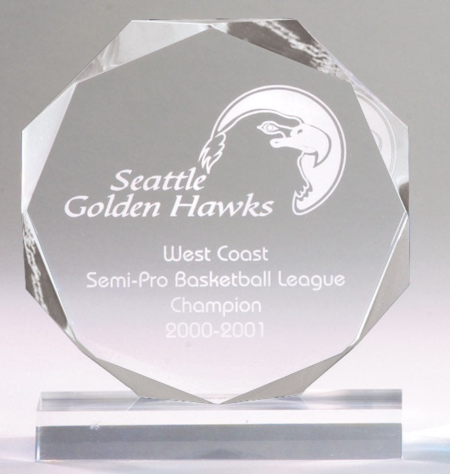 Octagon Series Acrylic Award