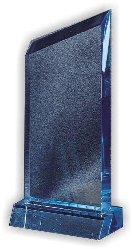 Sapphire Wedge Blank on Blue Base