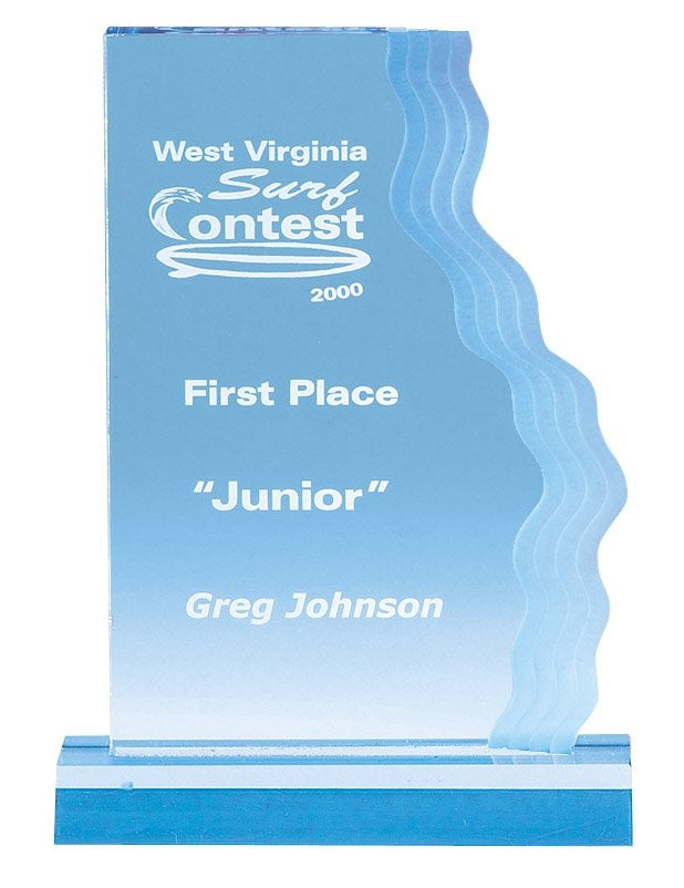 Waterfall Series Acrylic Award