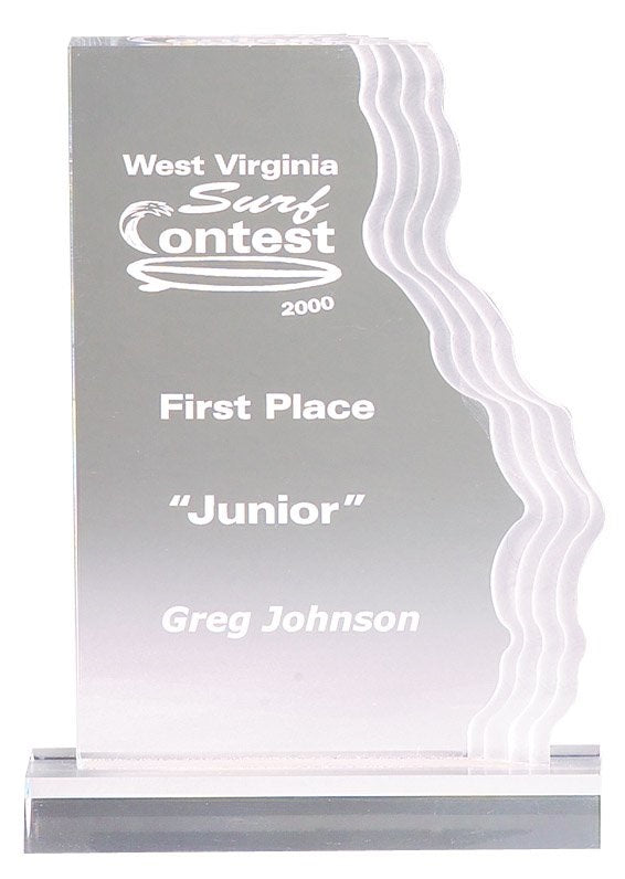 Waterfall Series Acrylic Award