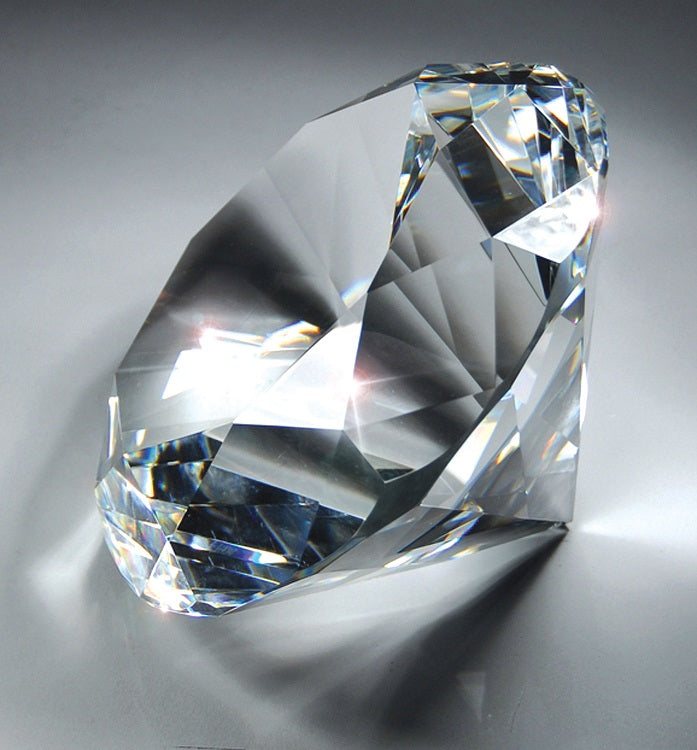 Clear Crystal Diamond (4" Diameter)