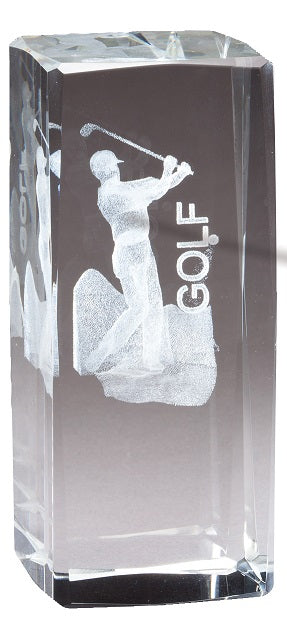 Collegiate Series Golf Crystal