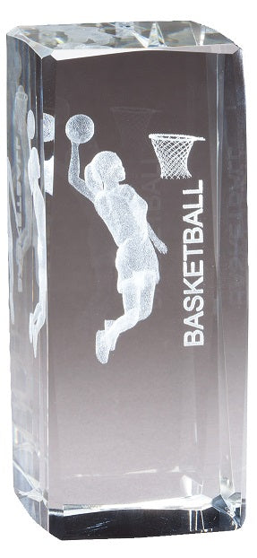 Collegiate Series Basketball Crystal