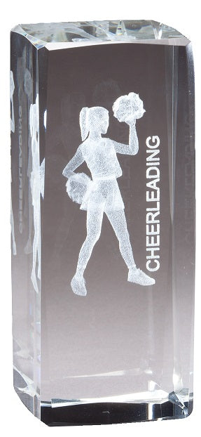 Collegiate Series Cheerleading Crystal