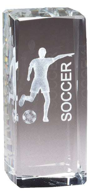 Collegiate Series Soccer Crystal