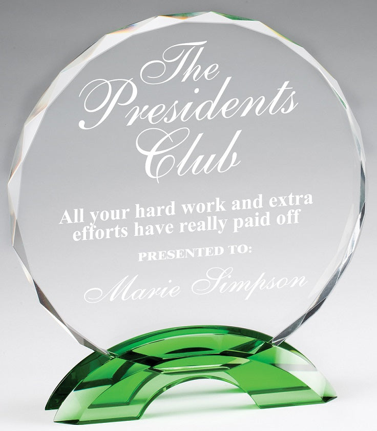 Circle Plaque w/ Color Base
