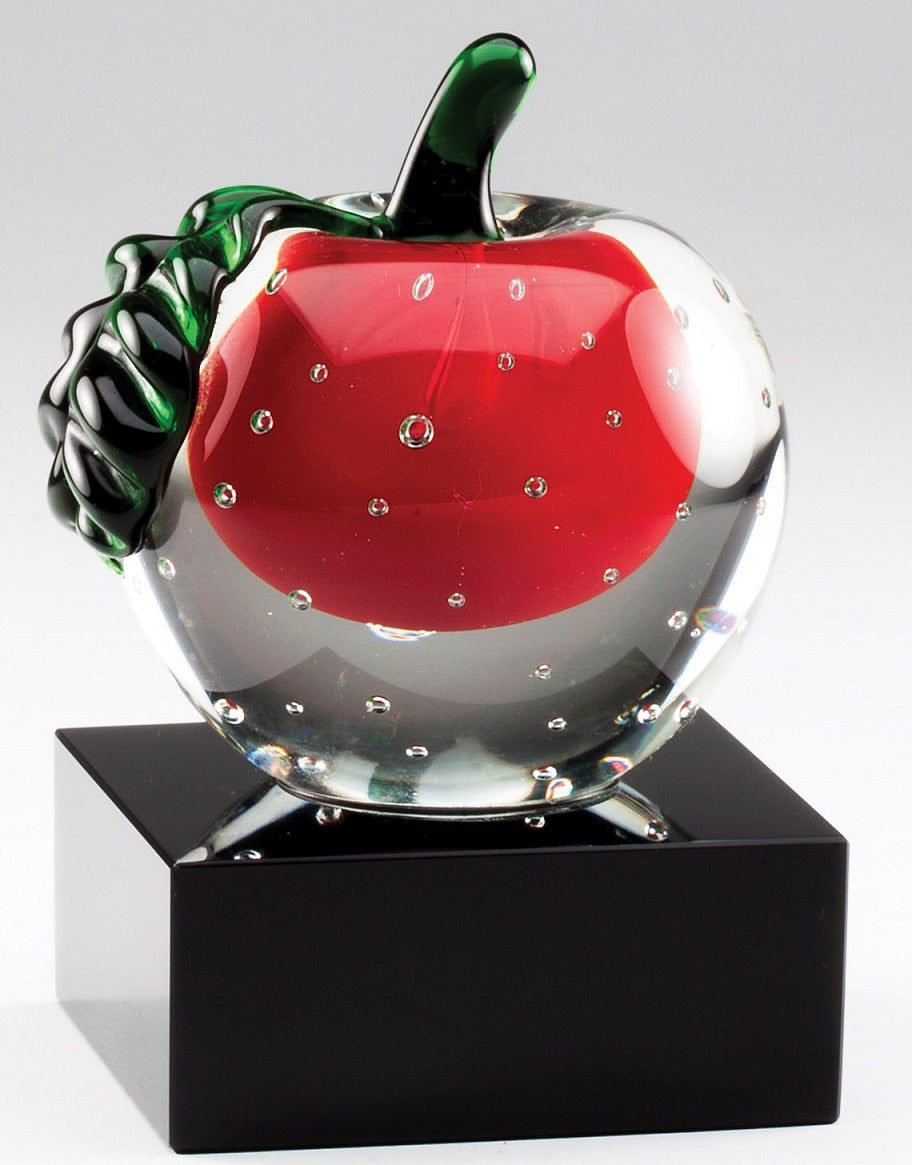 Crystal Color Apple on Black Base