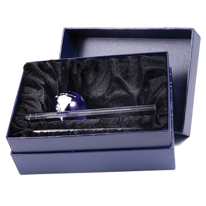 Crystal Gavel on Black Base
