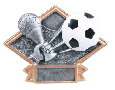 Soccer Diamond Plate Resin