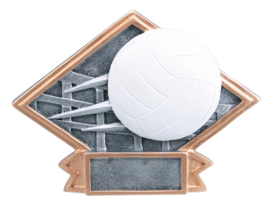 Volleyball Diamond Plate Resin
