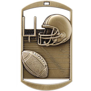Dog Tag Medal - Football