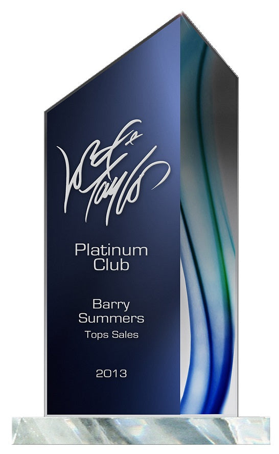 Aqua Acrylic Peak Award