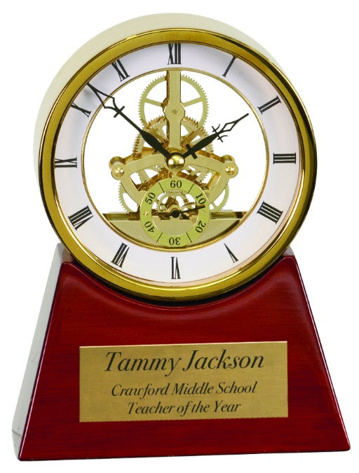 Rosewood Executive Piano Finish Clock