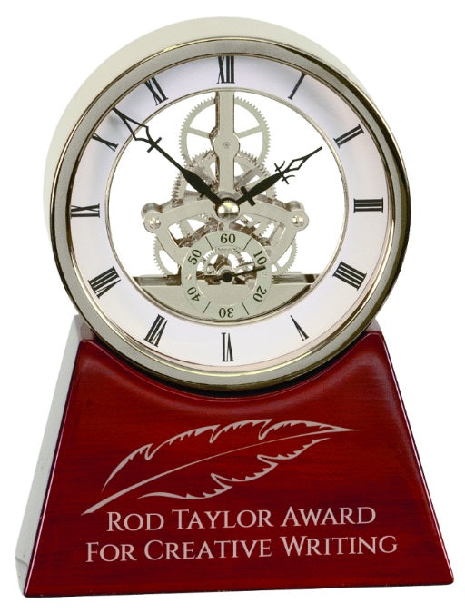 Rosewood Executive Piano Finish Clock