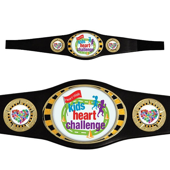 Junior Bright Gold Championship Award Belt - 40"