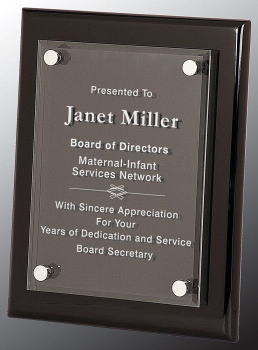 Floating Acrylic Plaque