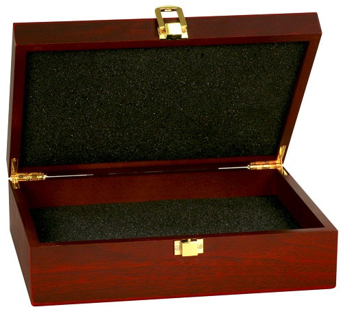 Rosewood Finish Gift Boxes - With Black Velvet Lining