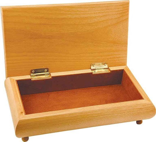 Red Alder Gift Boxes with Brown Velvet Lining