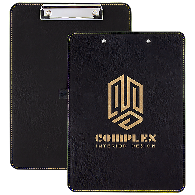 Laserable Leatherette Clipboards