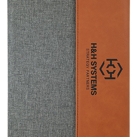 Leatherette Canvas Portfolios