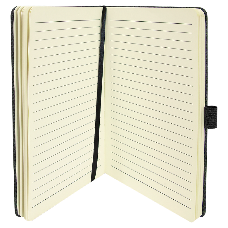 Leatherette Journal with Cell/Card Slot