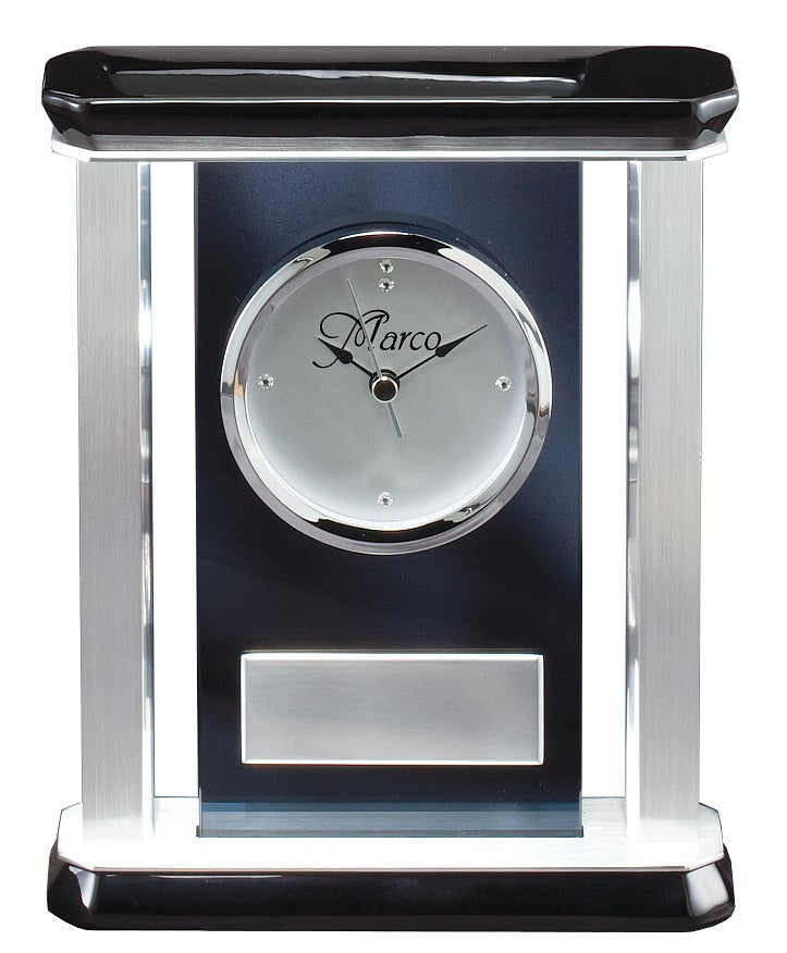 Smoked Clock w/ Pillars