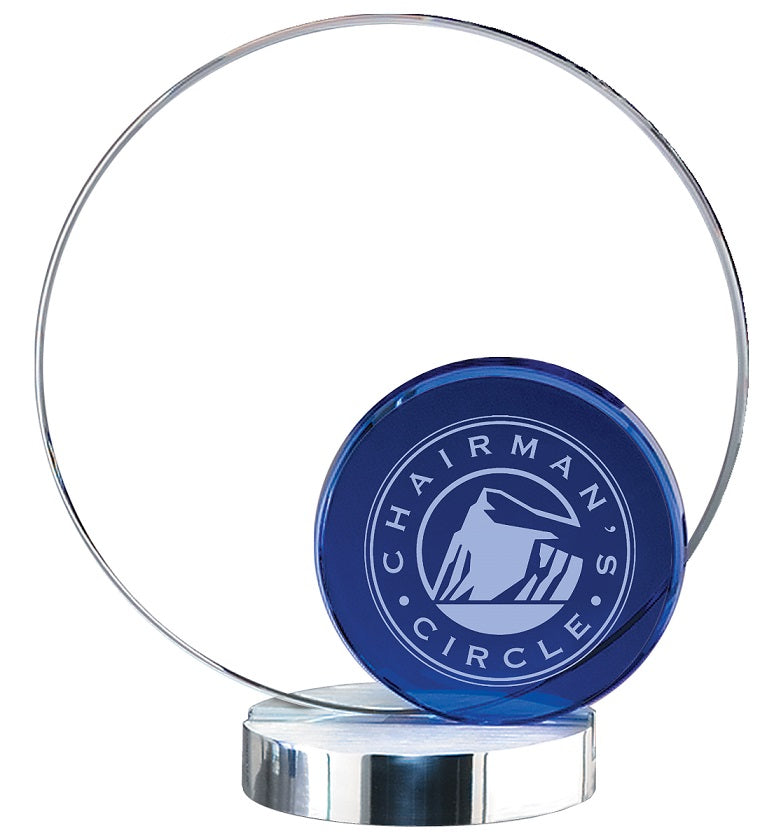 Crystal Blue Round