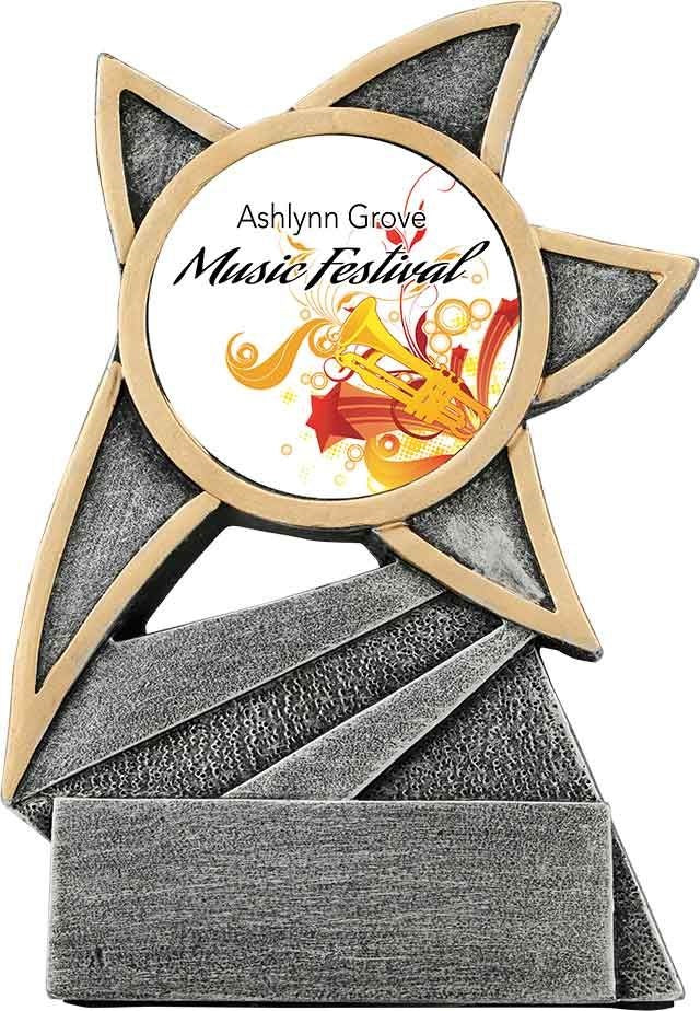2" Holder Jazz Star Resin