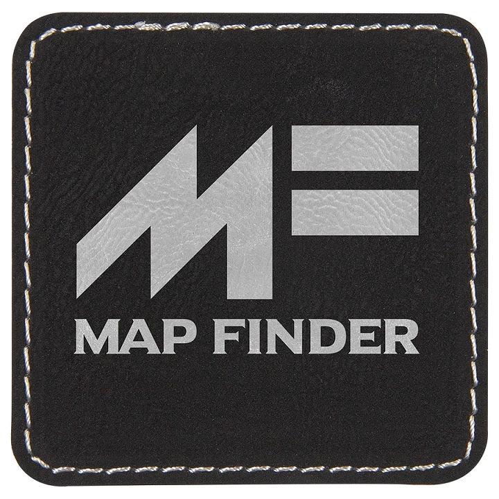 Laserable Leatherette Square Patches