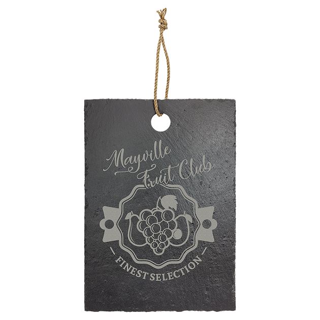 Rectangle Slate Cutting Board with Foam Pads & Hanging String