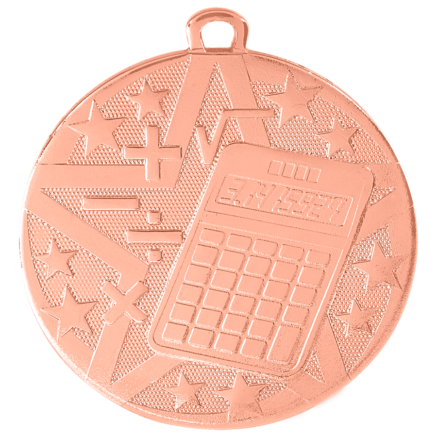 Superstar Medal - Math