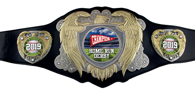Bright Gold Legion Award Belt w/ Black Leather