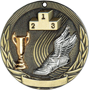 Tri-Colored Medal - Track