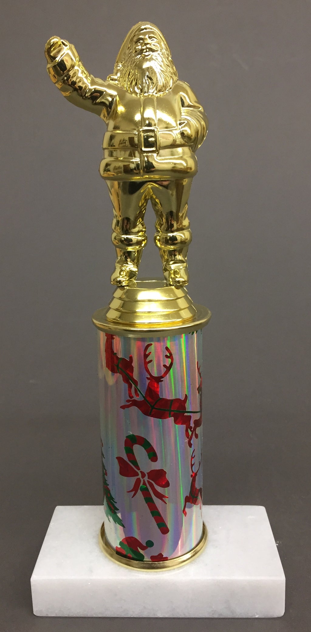 Santa Trophy on 4" Riser