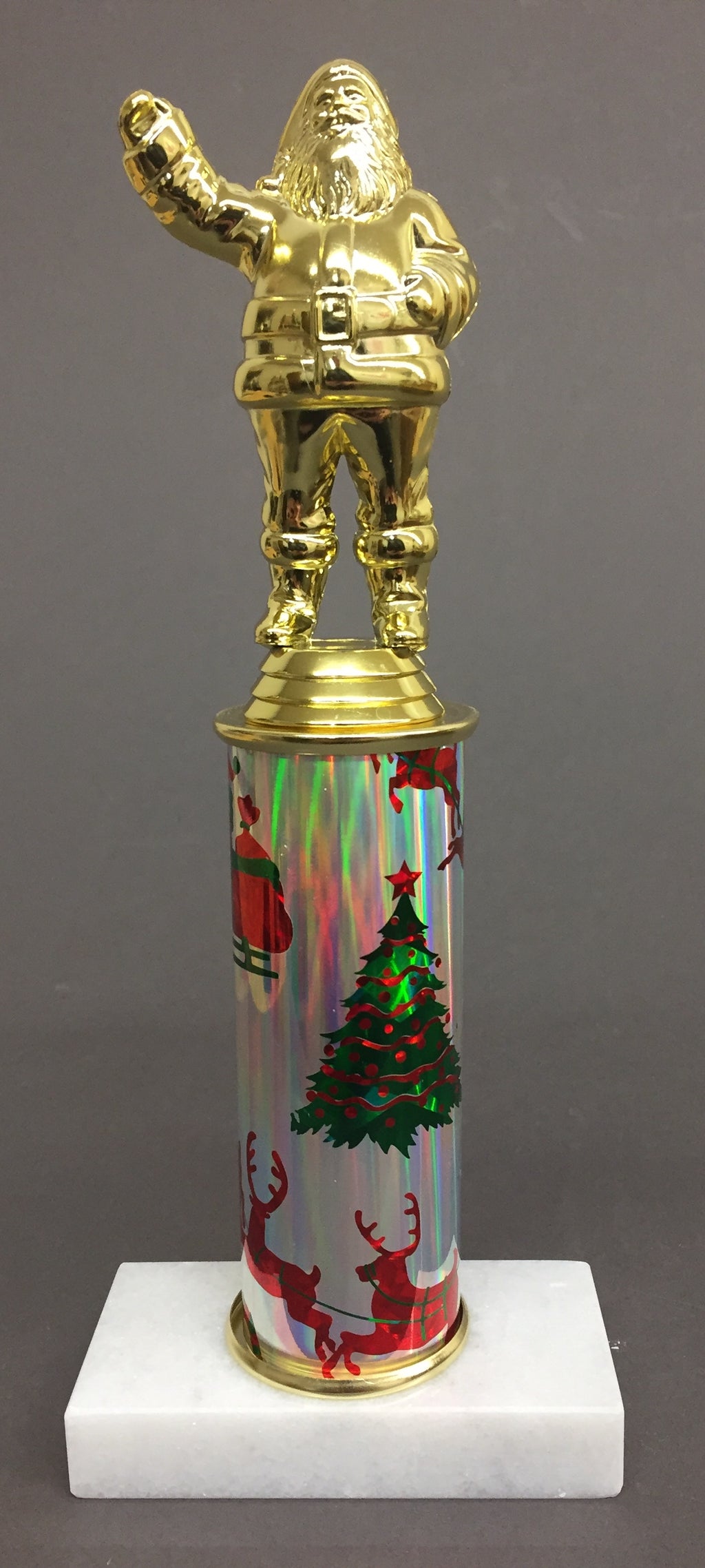 Santa Trophy on 5" Riser