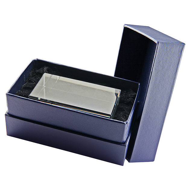 Jade Rectangle Prestige Glass with Rosewood Piano Finish Base