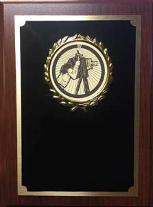 Royal Wood Plaque with School Activity Image