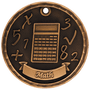 3D Academic Medal - Math