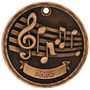 3D Academic Medal - Music