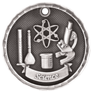 3D Academic Medal - Science