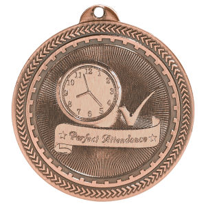 BriteLaser Medal - Perfect Attendance