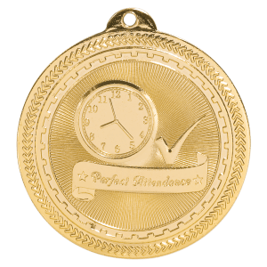 BriteLaser Medal - Perfect Attendance